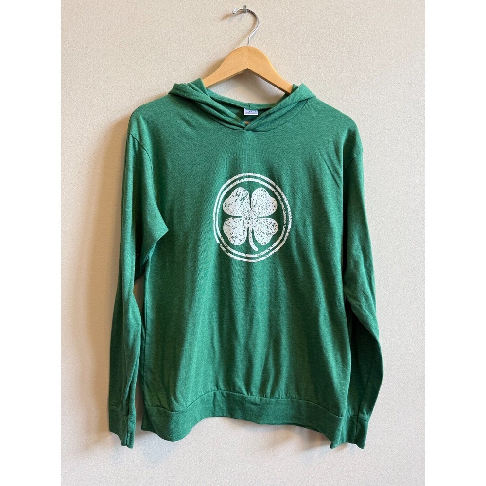 St. Patrick's Day Shamrock Lightweight Hoodie size XL